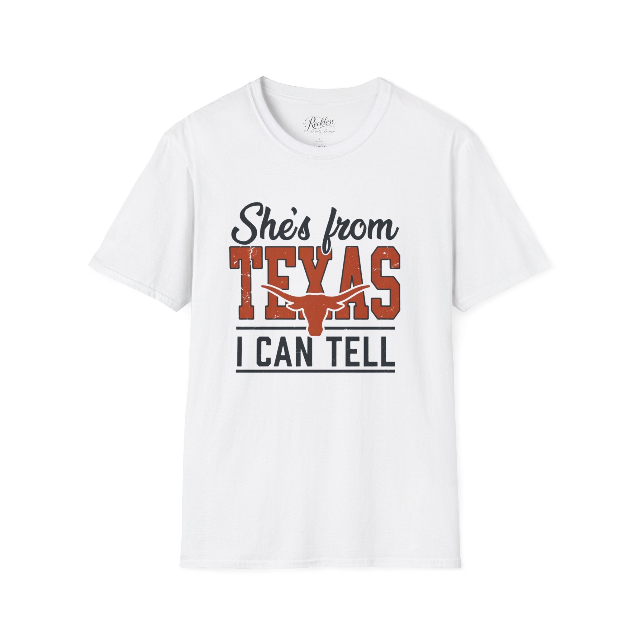 Texas Longhorn She's From Texas I Can Tell T-Shirt