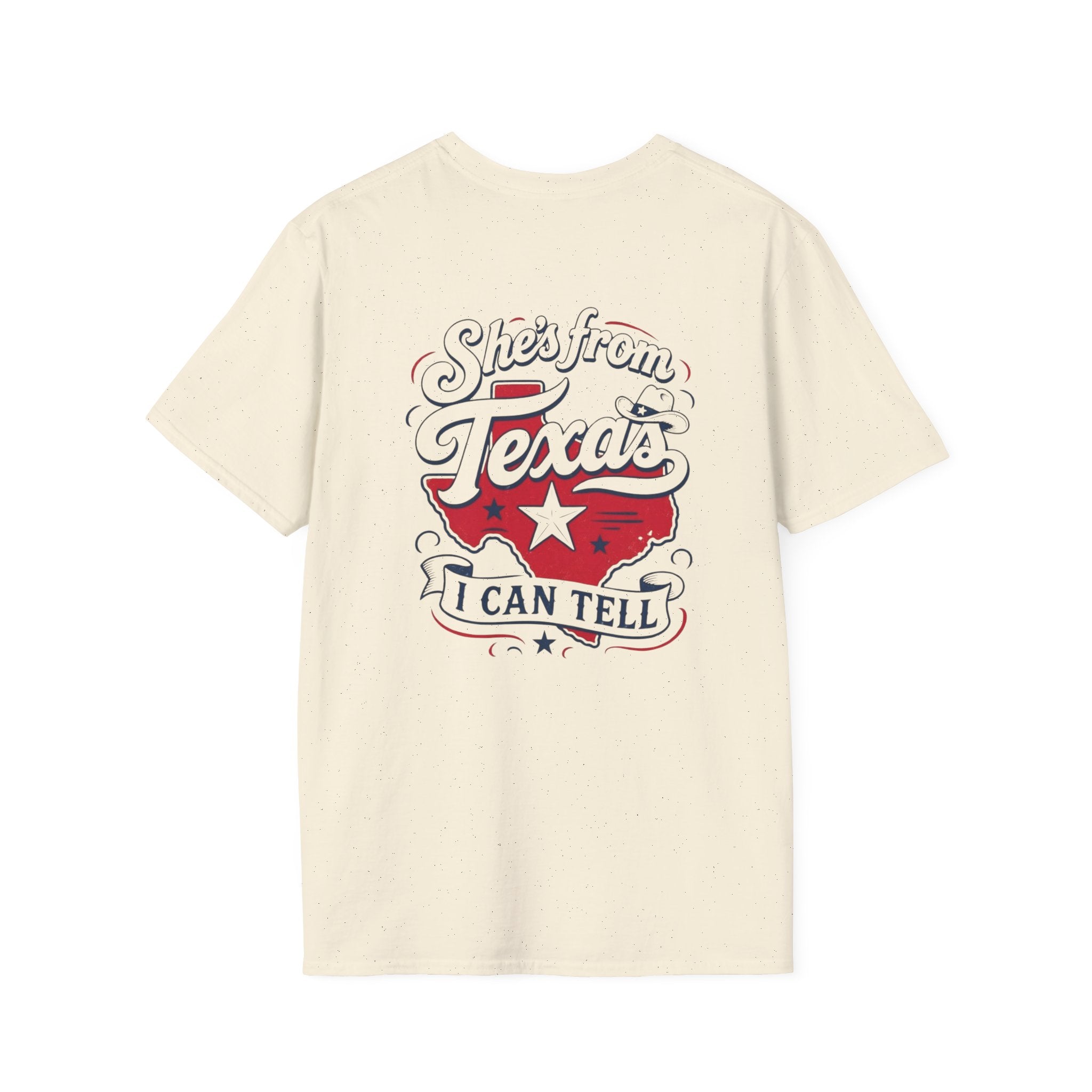 T-Shirt — She's From Texas I Can Tell Vintage State Pride Tee