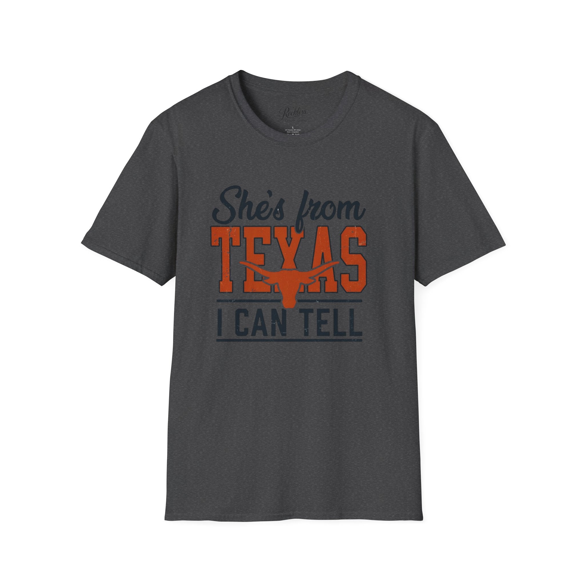 Texas Longhorn She's From Texas I Can Tell T-Shirt