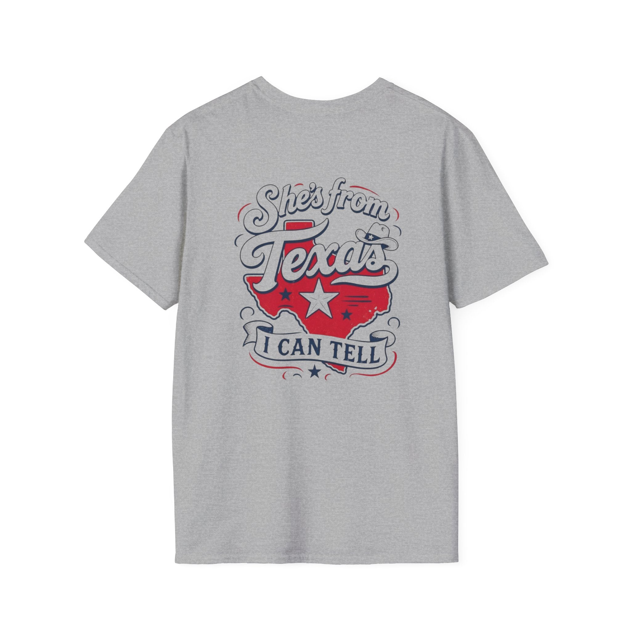 T-Shirt — She's From Texas I Can Tell Vintage State Pride Tee