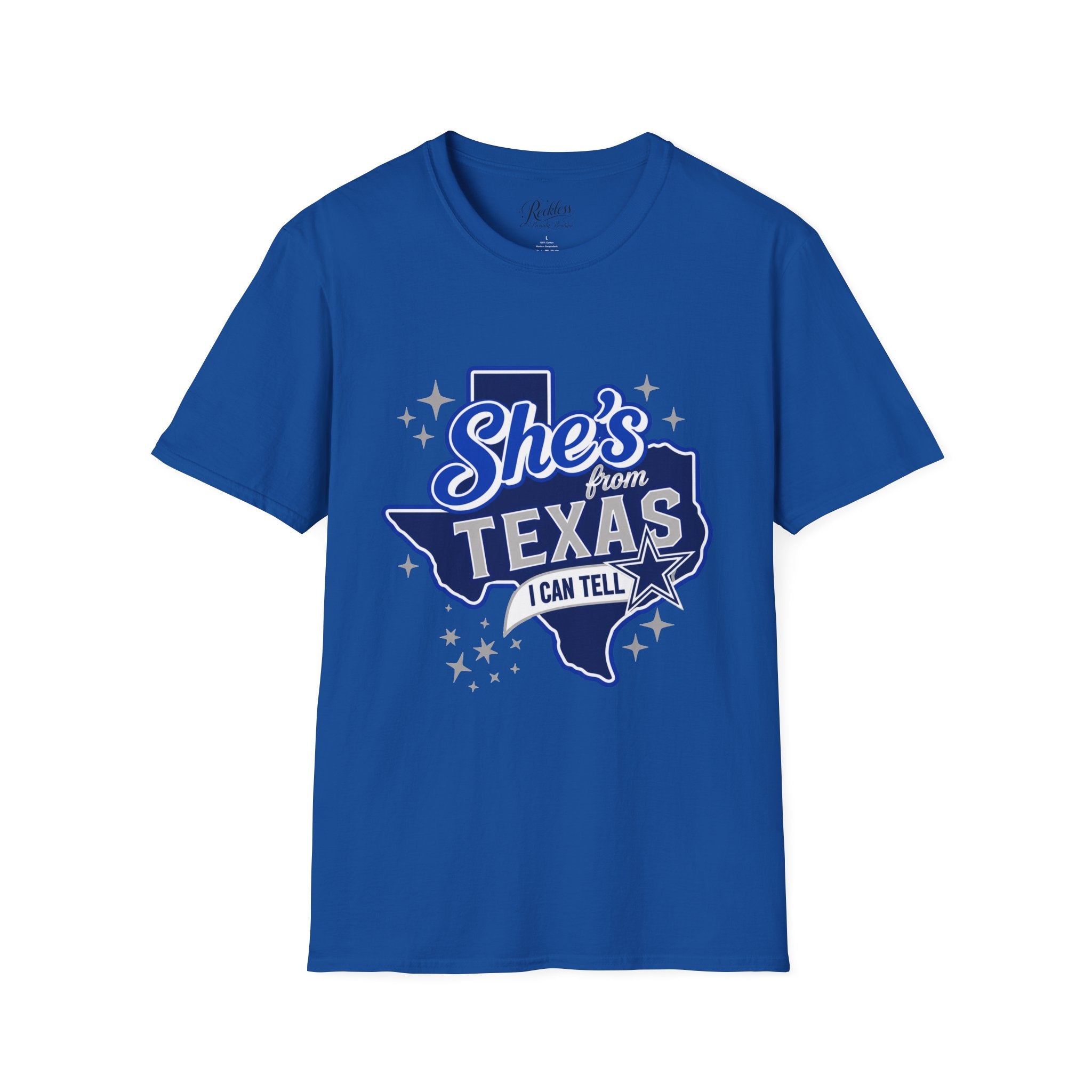 Dallas Cowboys She's From Texas Graphic T-Shirt — I Can Tell