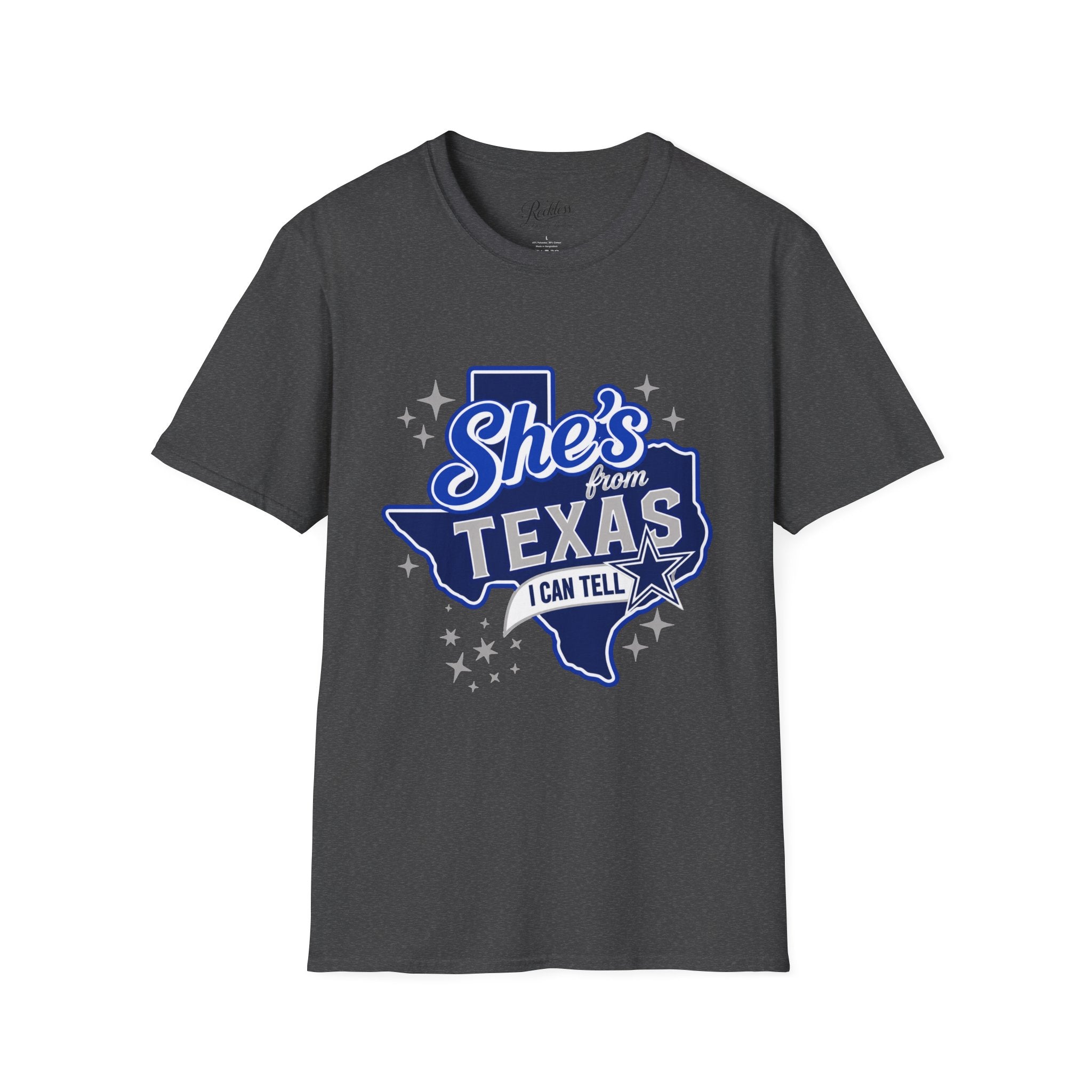 Dallas Cowboys She's From Texas Graphic T-Shirt — I Can Tell