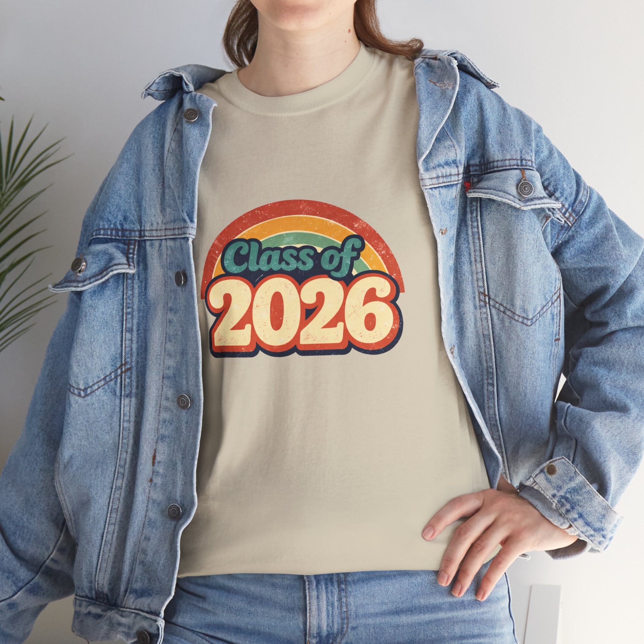 Class of 2026 Retro Rainbow T-Shirt