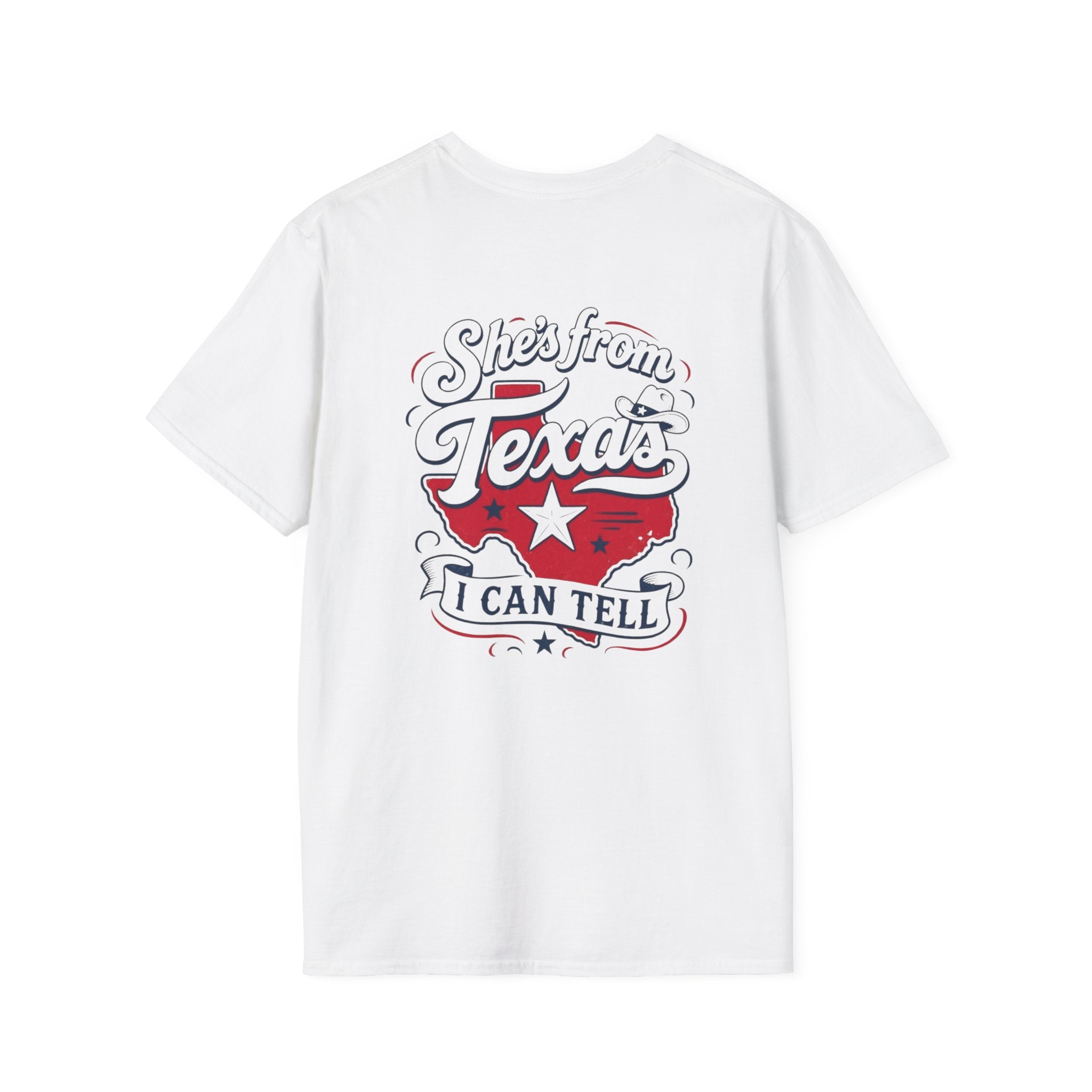 T-Shirt — She's From Texas I Can Tell Vintage State Pride Tee