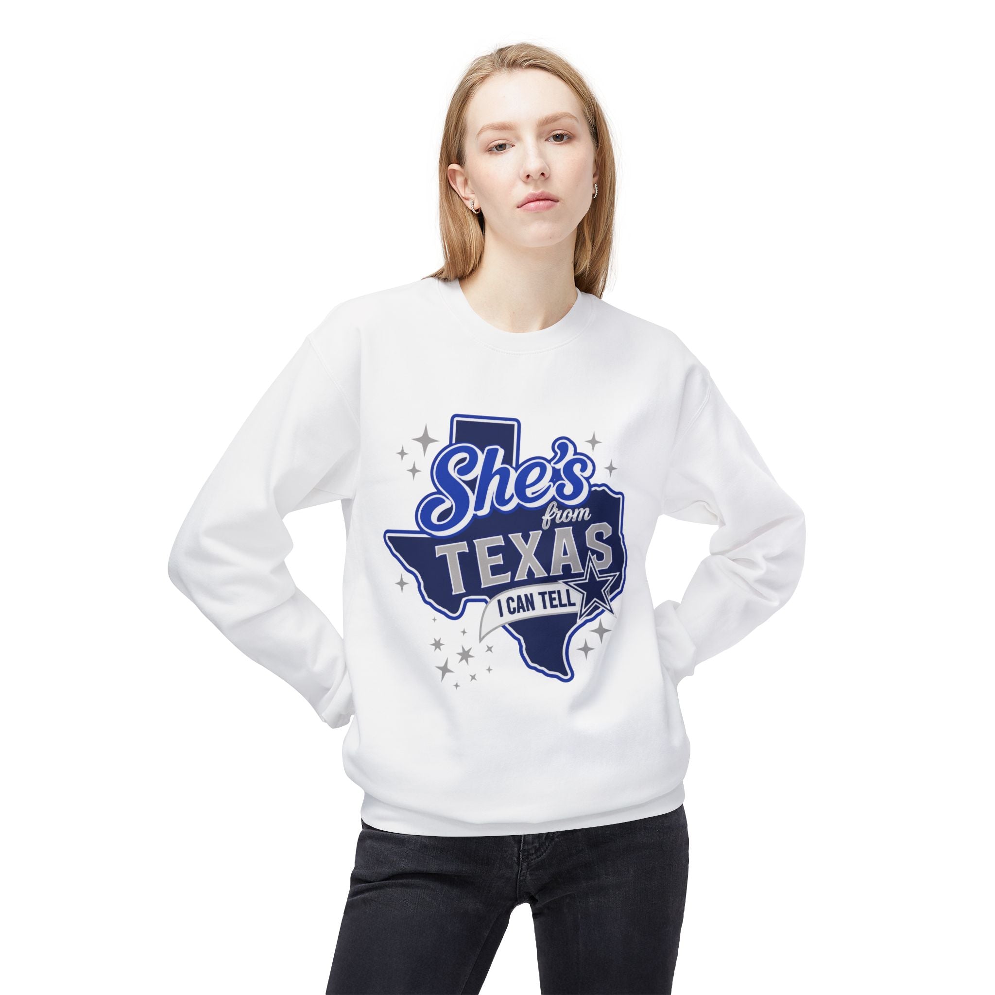Dallas Cowboys She's From Texas Sweatshirt — Crewneck