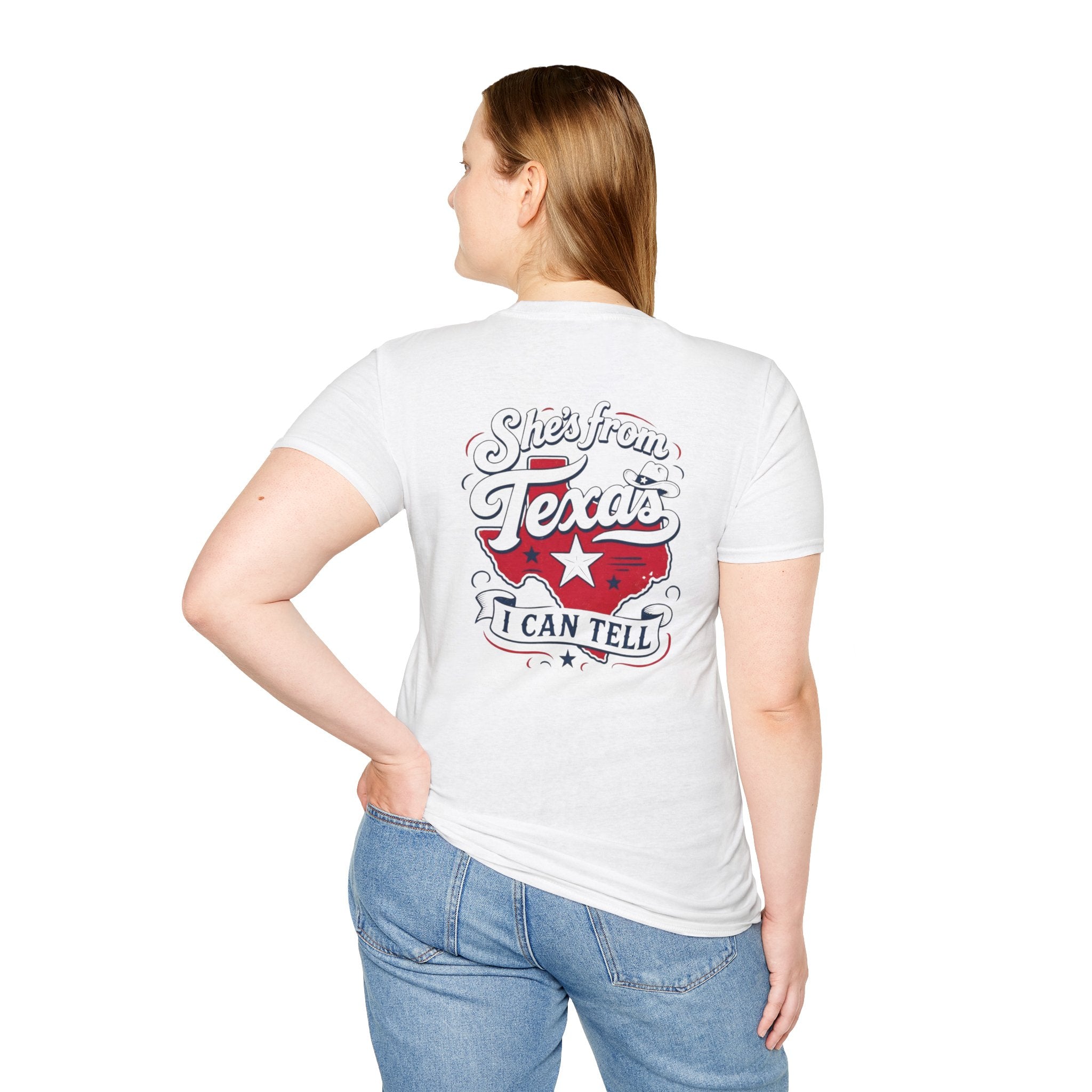 T-Shirt — She's From Texas I Can Tell Vintage State Pride Tee
