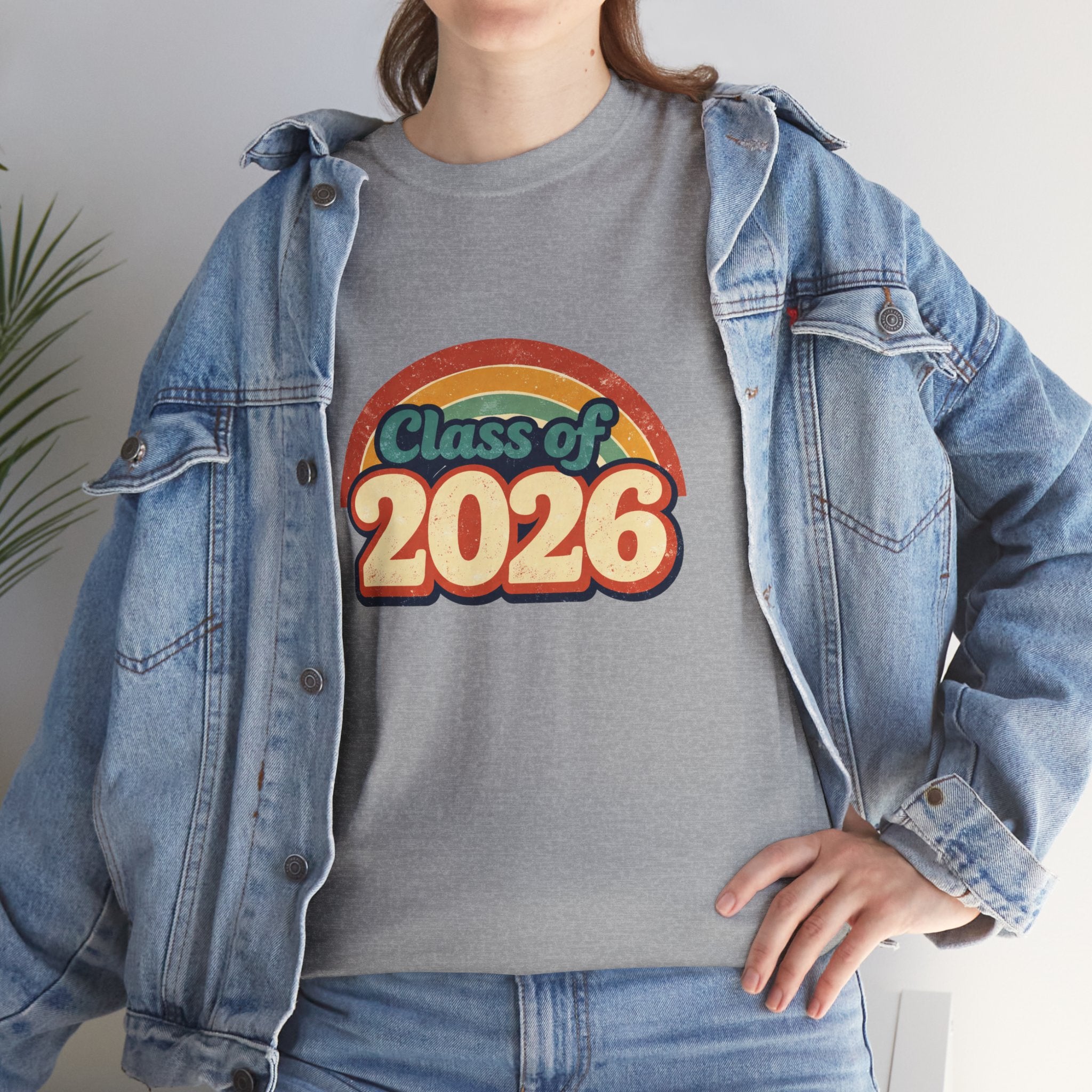 Class of 2026 Retro Rainbow T-Shirt